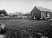 Kvekgården under restaurering, Fröslunda socken, Uppland 1933