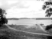 Norrtäljeviken vid Björnö, Frötuna socken, Uppland i augusti 1924