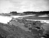 Landskapsvy med Samnan, Vaksala socken, Uppland 1922