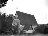 Tegelsmora kyrka, Tegelsmora socken, Uppland i september 1915