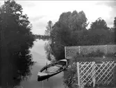 Vattendrag i Örbyhus, Tegelsmora socken, Uppland, september 1927