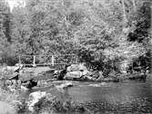 Örsundaån, Hårsbäcksdalen, Altuna socken, Uppland juli 1929