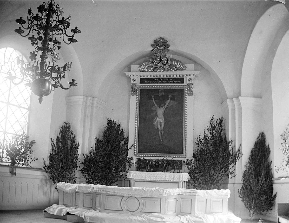 August Fredrik Schagerström, Interior of Simtuna Church, Simtuna parish, Uppland 1914