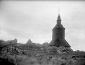 Klockstapeln vid Gryta kyrka, Gryta socken, Uppland 1915