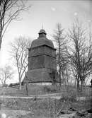 Börje kyrkas klockstapel, Börje socken, Uppland maj 1916