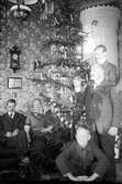 Familj samlad vid julgranen, Långsele, Ångermanland