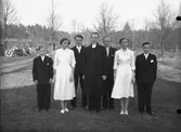 Konfirmandgrupp. Präst.