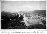 Utsikt från Klocktornsberget 1883