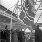 Flaggskifte inför leverans av fartyg 273 B/C Kollgeir.