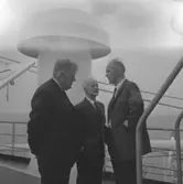 På däck under provtur med fartyg 263 M/T Norse Mountain.