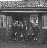 Elever i skola på landsbygden år 1947