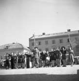 Svenska Flaggans Dag firas i Uddevalla den 6 juni 1950