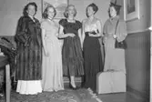 Mannekänger, december 1949. Arrangör: Lottorna i Uddevalla