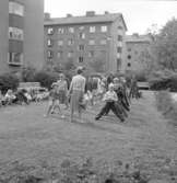 Lekskola på Söder i Uddevalla 1956