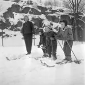 Träning i skidskolan, Uddevalla
