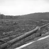 Nytt bostadsområde byggs på Bleket 1958
