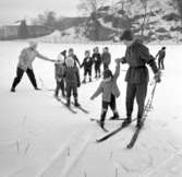 På skidskolan vintern 1959, Uddevalla