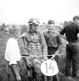 Motocross i Grunnebo sydväst om Vänersborg i juni 1959