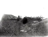 Pjäskuddarna, vägen till S:t Erik, vägen till Svartedammen, vägen åt nordväst till Tån, norra inloppet fr. Nålsögebergen.