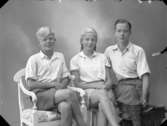 Bill Rode, Inger Rode och Bertil Enander 1934