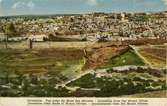 Notering på kortet: Jerusalem vista desde el Monte Olivete.