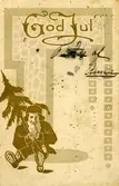 Notering på kortet: God Jul.