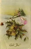 Notering på kortet: God Jul.