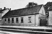 Stadens första Folkskolebyggnad, numera Barnträdgården på Kanalgatan 20 i Jönköping, år 1890.