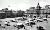 Stora Torget, Stadshuset samt Hirschska huset, Sundsvall.