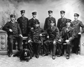 Postiljonerna i Östersund, april 1899. 