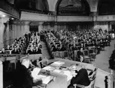 Möte i riksdagshuset med Nordiska administrativa
förbundet, 1930-talet.