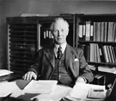 Alfred Bergström, postmästare vid postkontoret Luleå 1.