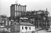 Götiska förbundets friskola, år 1961. I bakgrunden ses Soabs oljeslageri.