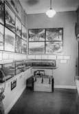 Postmuseum, utställning av järnvägspost, 1934.