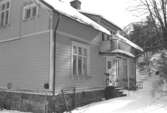 Villa Solbacken i Mölndal, väster om Krokslätts fabriker, april 1994.