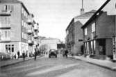 Frölundagatan (nuvarande Brogatan) österut, okänt årtal. Avfotograferad ur 