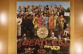 Beatles - Grammofonskiva i utställningen 