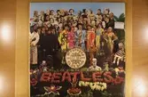 Beatles - Grammofonskiva i utställningen 