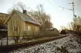 Banvaktarstuga vid järnvägen ovanför Ekekullen.