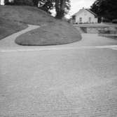 Vy mot öster över en del av parken. Gunnebo slott 1960-tal.
