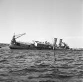 Dristigheten bärgning vid Aspö