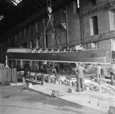 Bogserbåt Heros uppsättning på bädd