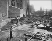 Stockholms Enskilda Bank
Exteriör. Byggnadsplatsen.