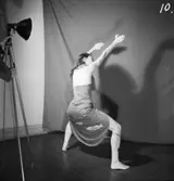 Dansbild med Birgit Åkesson.