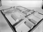 Modell av Gislaveds hotell med tillbyggnad