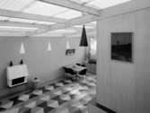 Gustaf Lettströms sommarbostad
Rum med plasttak och mönstrat golv
Interiör