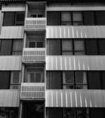 Experimentbygge, Östberga
Exteriör, detalj av fasad