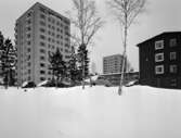 Flerbostadshusområde
Exteriör i vinterlandskap