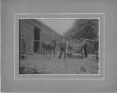 Bergstena. slåttermaskin