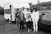 Åby camping i Mölndal tar emot sina första campare, år 1984.

För mer information om bilden se under tilläggsinformation.